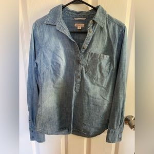 Merona denim long sleeve shirt